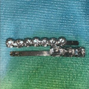 Faux diamond HAIR CLIPS